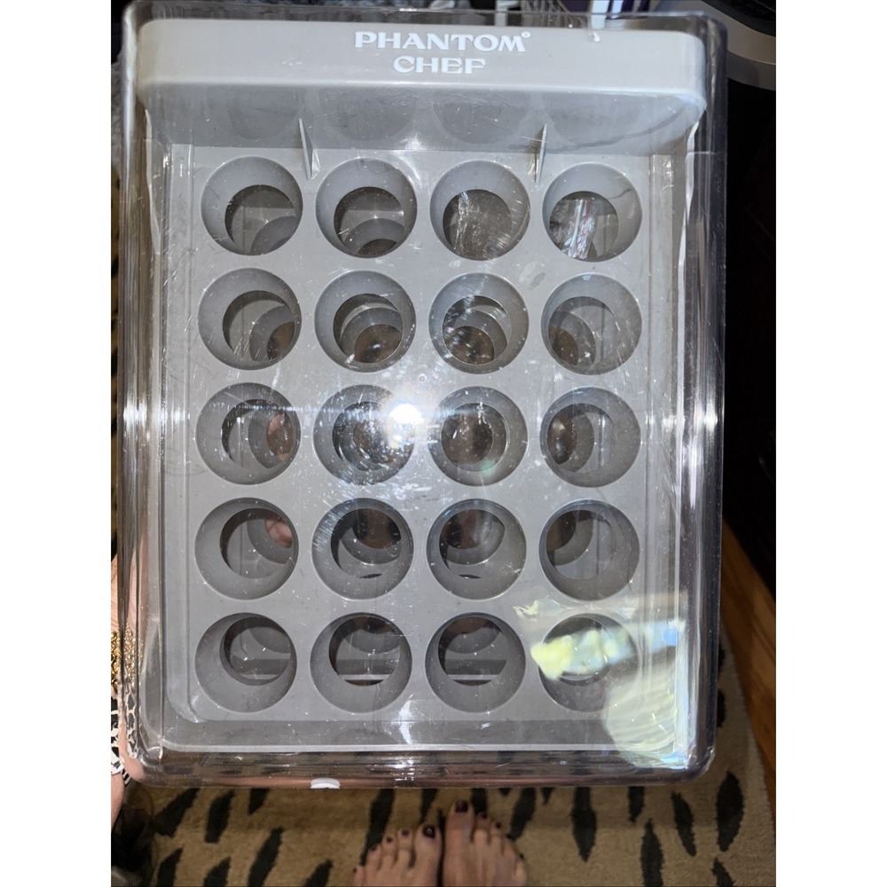 Phantom Chef Double Layer 40 Count Gray‎  Egg Holder Container